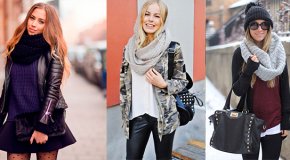 Снуд — как правильно носить модный шарф