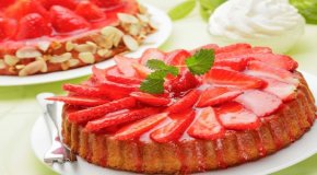 Пирог с клубникой – пошаговые рецепты выпечки