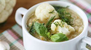 Суп из цветной капусты – 4 рецепта