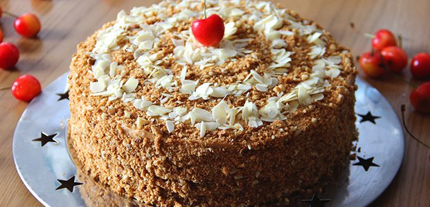 Постный медовик — рецепты очень вкусного торта