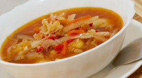 Постные щи — рецепты супа из капусты