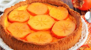 Пирог с хурмой – 6 самых вкусных рецептов