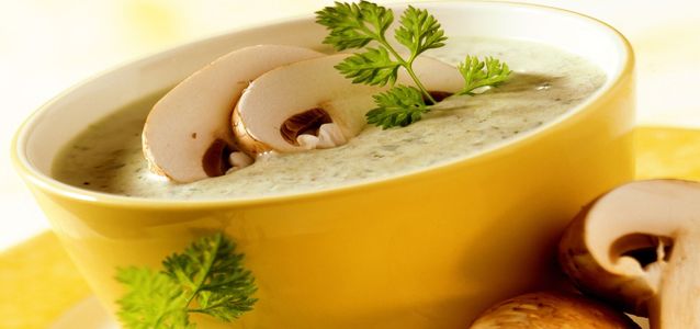 диетический грибной суп-пюре 