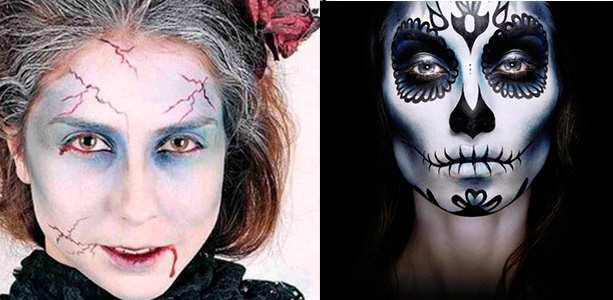 Как сделать макияж на хэллоуин