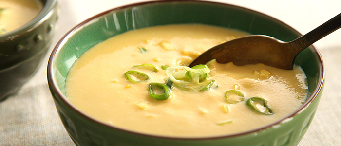 Суп с кукурузой с беконом