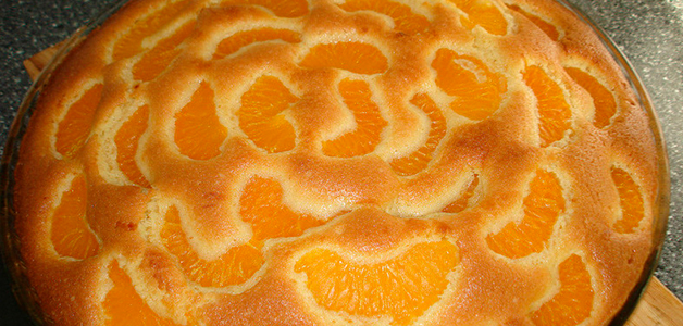 Пирог с мандаринами рецепт с фото 