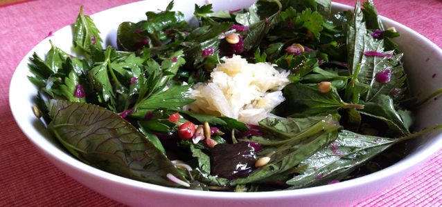салат из крапивы рецепт 