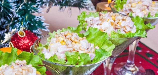 простой салат на Новый год 2019